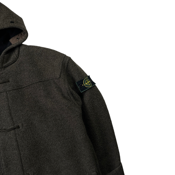 Stone Island 1988 Khaki Montgomery Duffle Coat - Large