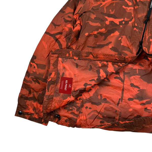 CP Company Re Print Orange Camo Lens View Overshirt - XL