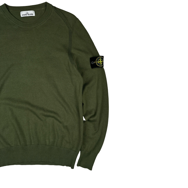 Stone Island 2020 Green Crewneck Knit - Medium