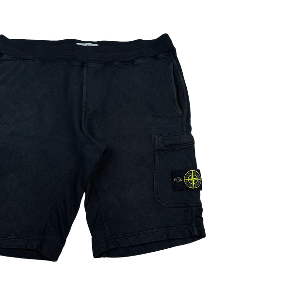 Stone Island 2017 Black Cotton Shorts - Medium