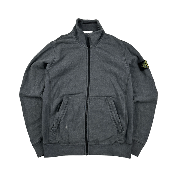 Stone Island 2015 Grey Zipped Jumper - Large