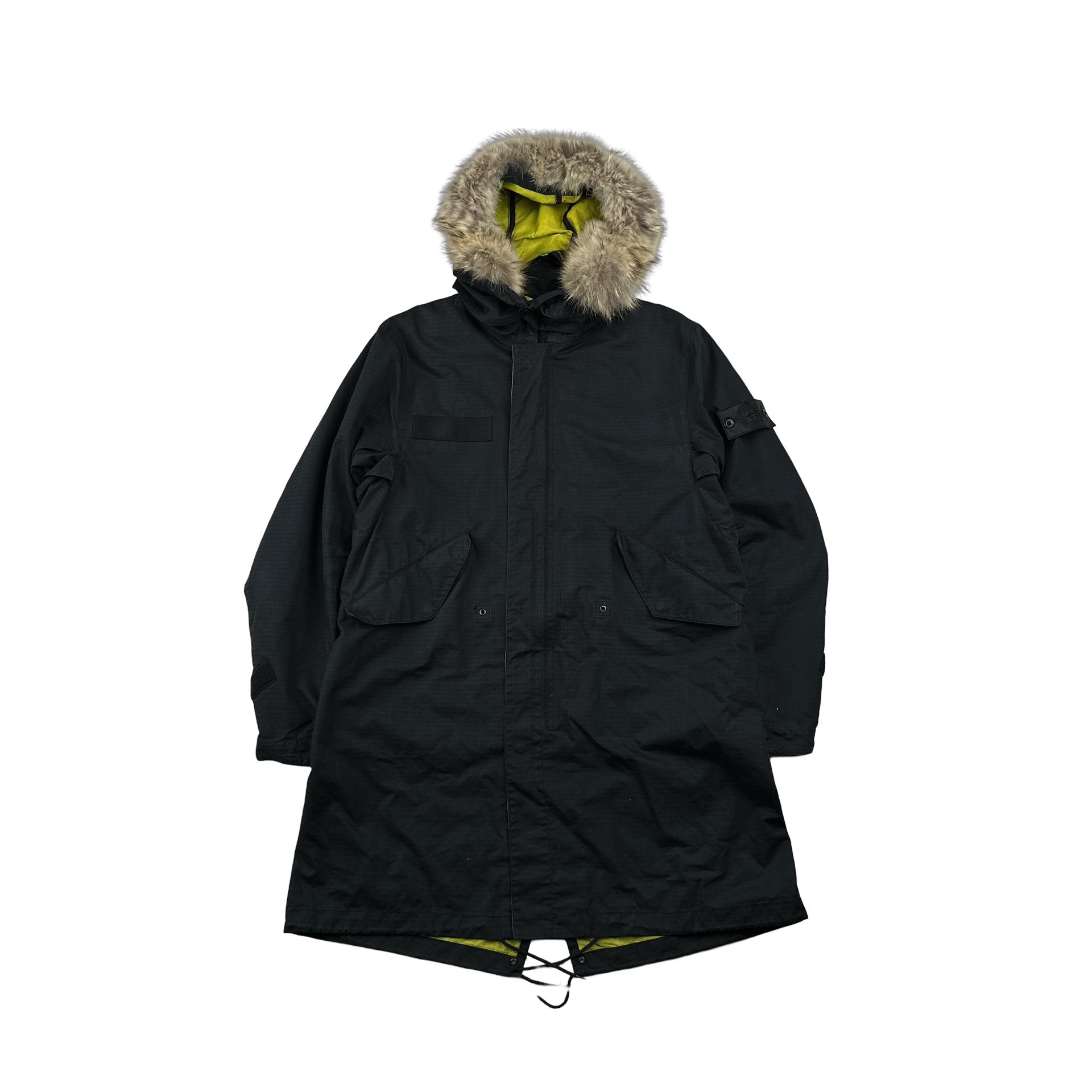 Stone Island Shadow Project 2.5L Grid Fishtail Parka - Large