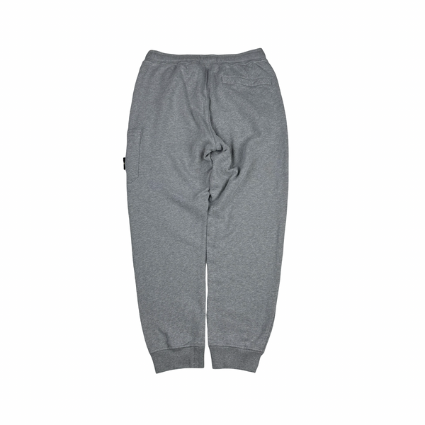 Stone Island 2023 Grey Hooded Cotton Joggers Tracksuit - Medium