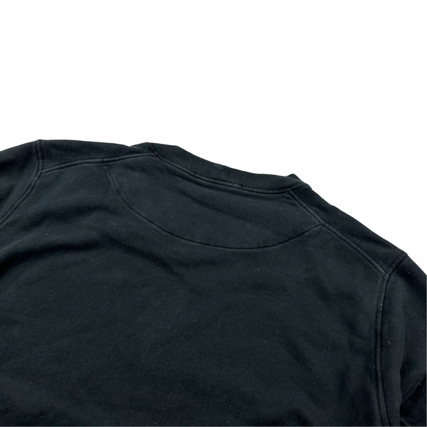Stone Island 2021 Black Cotton Crewneck Sweatshirt - Medium