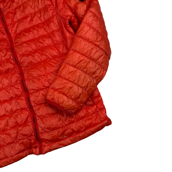Stone Island Red Garment Dyed Puffer Jacket - Large