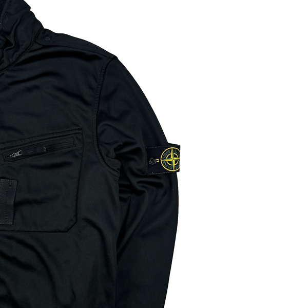 Stone Island 2006 Black Nylon Multi Pocket Track Top - Medium