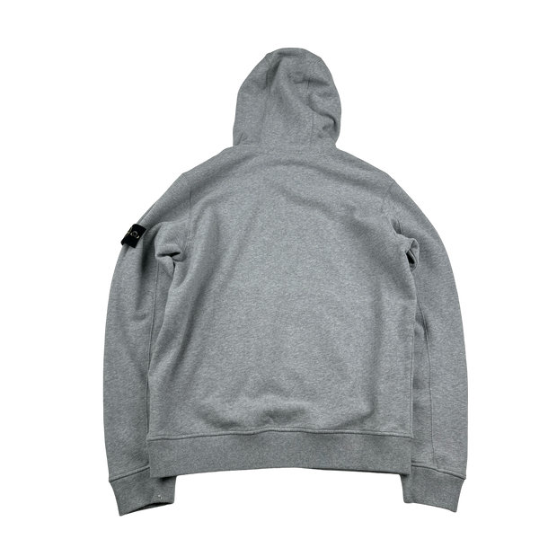 Stone Island 2023 Grey Pullover Hoodie - Large