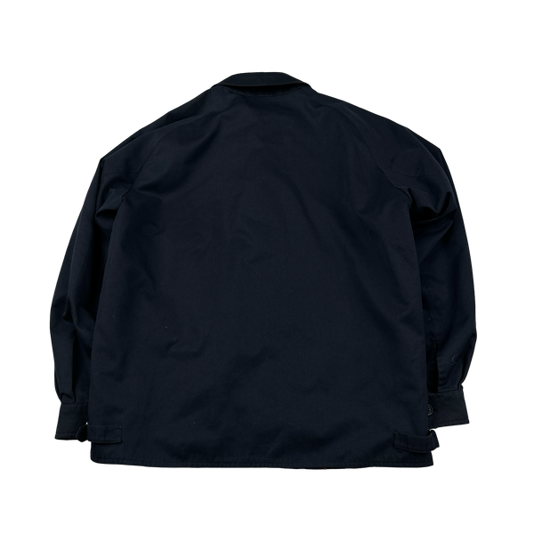 Burberry Nova Check Lined Navy Harrington Jacket - Small