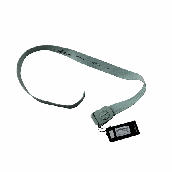 Stone Island Baby Blue Buckled Belt