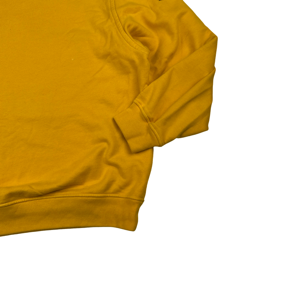 Stone Island 2022 Yellow Pullover Cotton Jumper - Small