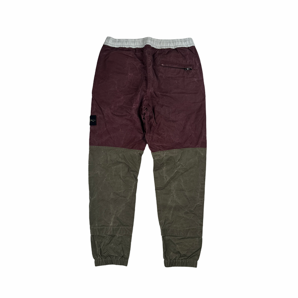 Stone Island Bicolour 2019 Tela Placcata Trousers - 32"