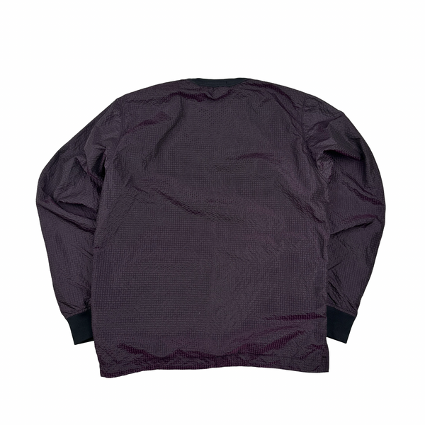 Stone Island 2017 Purple 3D Effect Nylon Metal Pullover Jumper - Small