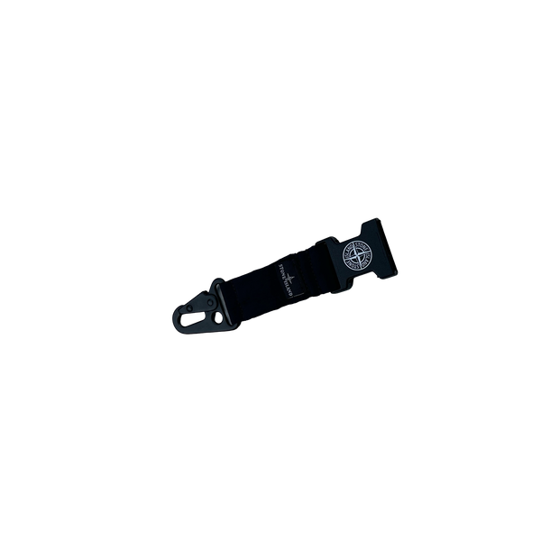 Stone Island Black Econyl Lanyard
