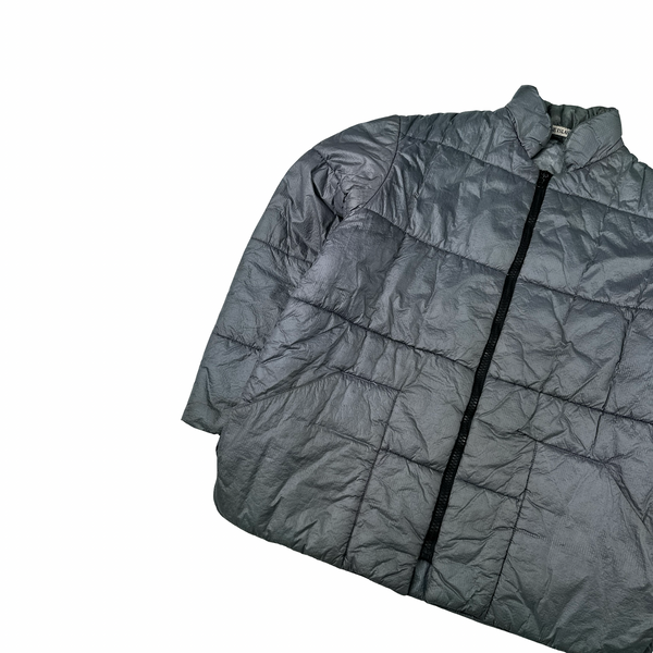 Stone Island 1995 Vintage Down Filled Blue Zipped Jacket - XL