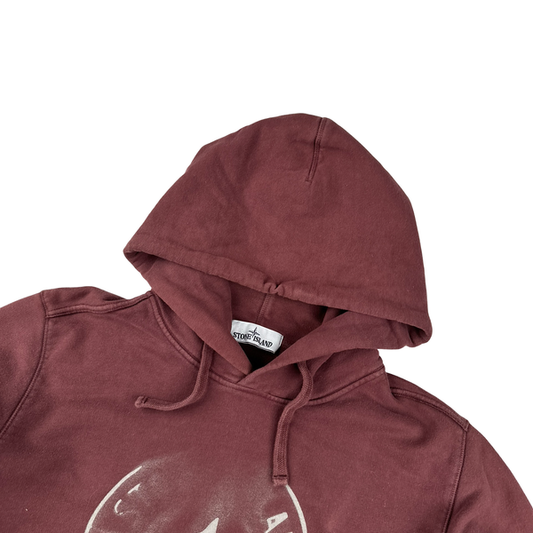Stone Island 2019 Thick Cotton Pullover Hoodie - Large