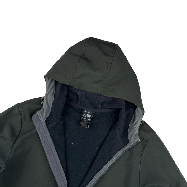 North Face Black Comfort Shell Hooded Jacket - Large