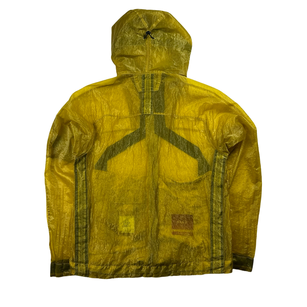 CP Company Yellow Garment Dyed Nylon Kan D Shell Jacket - Small