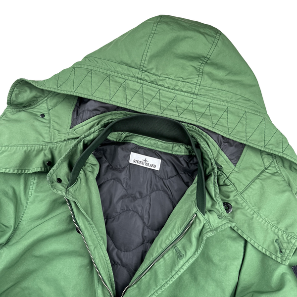 Stone Island 2022 Green David TC Primaloft Trench Coat - Medium