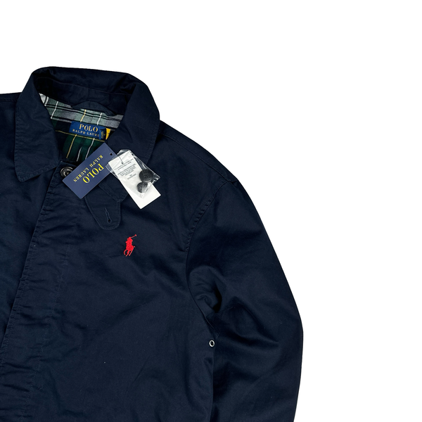 Ralph Lauren Navy Cotton City Walking Jacket - Large