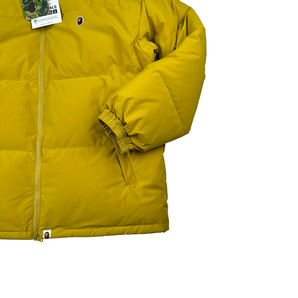 BAPE Yellow Down Filled Zipped Jacket - XL
