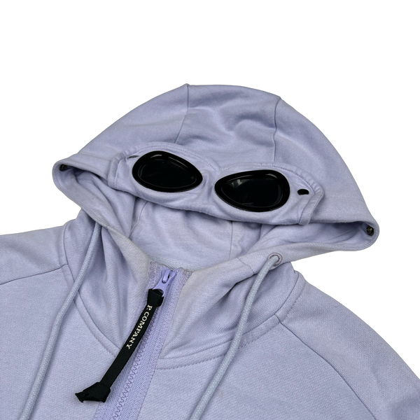 CP Company Lilac Cotton Goggle Hoodie - XL