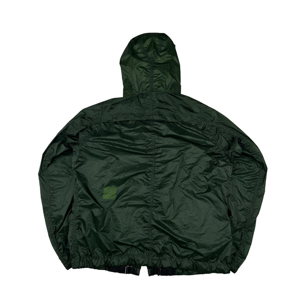 Ma Strum Green Lightweight Hooded Jacket - Large