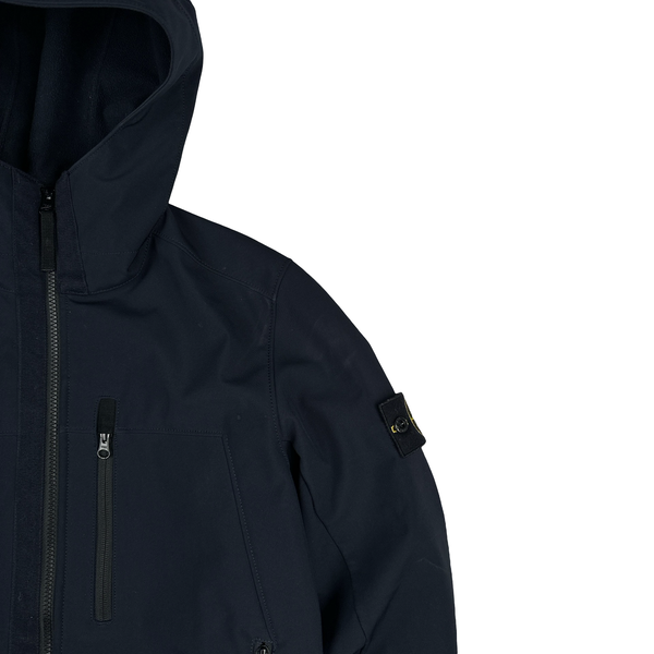 Stone Island 2018 Navy Soft Shell R Jacket - Medium