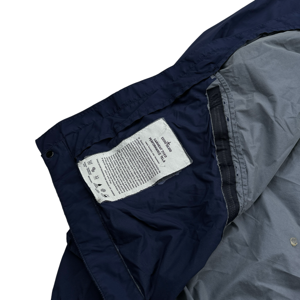 Stone Island 2016 Navy Garment Dyed Performance Tela Jacket - XXL
