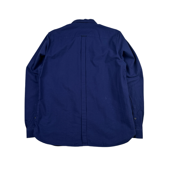 Fred Perry Blue Buttoned Shirt - Large
