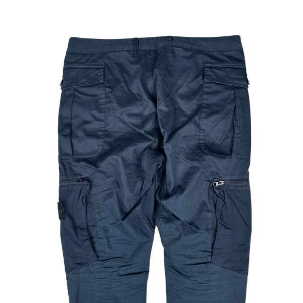 Stone Island 2017 RE T Navy Ghost Cargo Trousers - Large