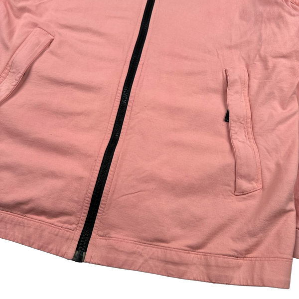 Stone Island 2016 Pink Cotton Zipped Bomber Style Jumper - 3XL
