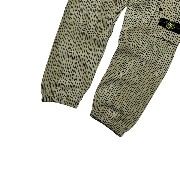 Stone Island 2021 Rain Camo Cargo Joggers - Small