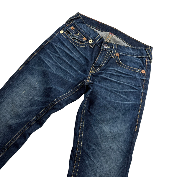 True Religion Ricky Big T Contrast Stich Denim Jeans - 34"
