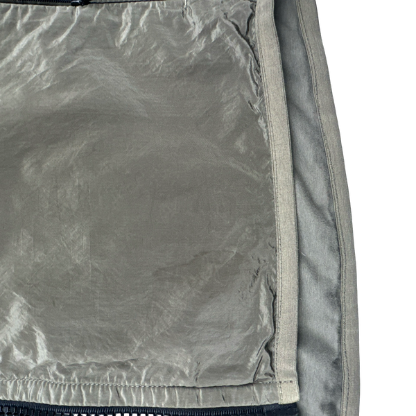 Stone Island 2018 Sage Green Shimmer Nylon Metal Overshirt - Small