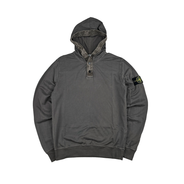 Stone Island 2013 Brown Cotton Pullover Hoodie - Medium