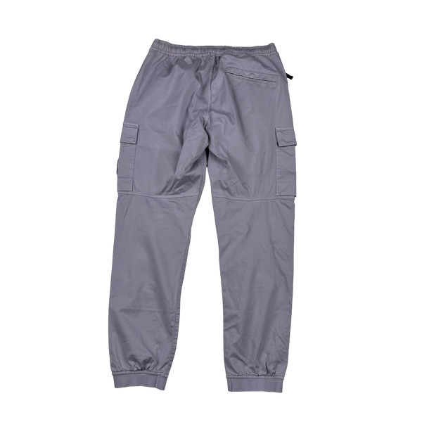 Stone Island 2023 RE-T Lilac Cargo Trousers - 32"