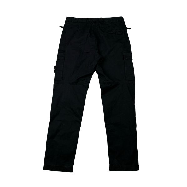 Stone Island X Dover Street Market 2023 Black Printed RE-T Cargo Trousers - 32"