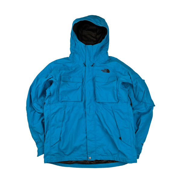 North Face Blue HyVent Rain Jacket - Medium