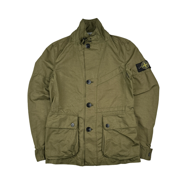 Stone Island 2009 Double Breasted Beige Jacket - Medium