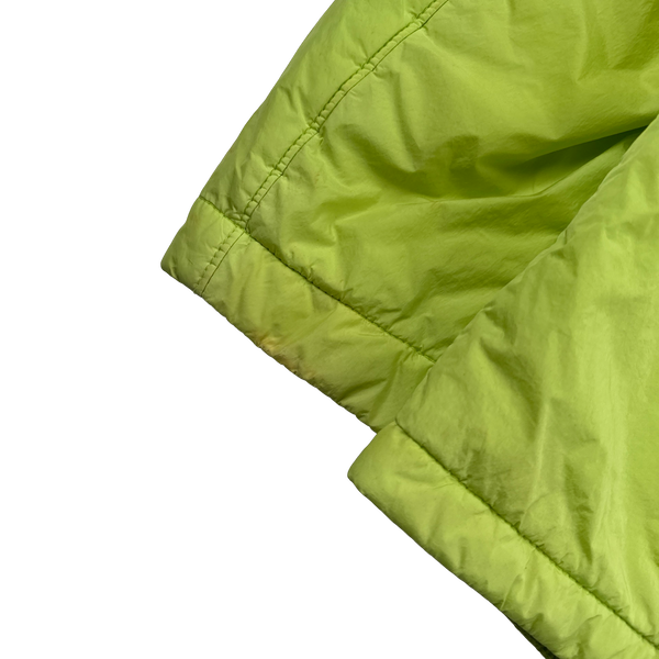 Stone Island 2019 Green Crinkle Reps Padded Jacket - XL