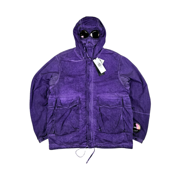 CP Company x Palace Purple Nylon La Mille Goggle Jacket - Large