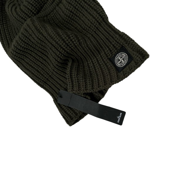 Stone Island 2020 Khaki Wool Balaclava