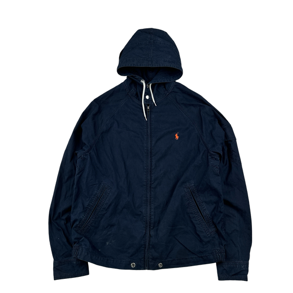 Ralph Lauren Navy Cotton Jacket - Medium