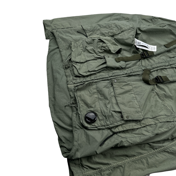 CP Company Green Cargo Reversible Double Lens Viewer Jacket - Large