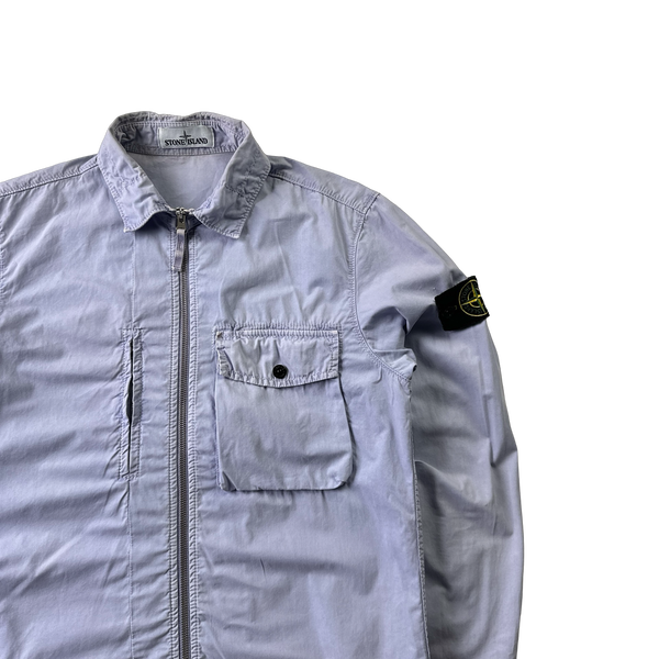 Stone Island 2019 Lilac Cotton Overshirt - Small