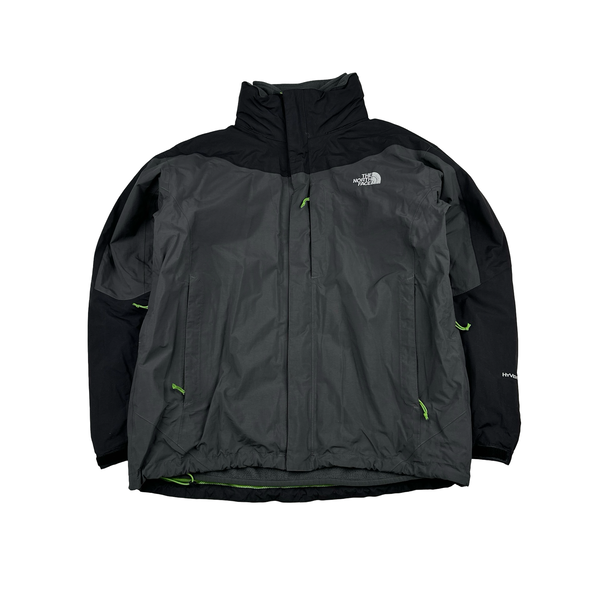 North Face 3 In 1 Fleece Lined Colour Block Hyvent Jacket- Large