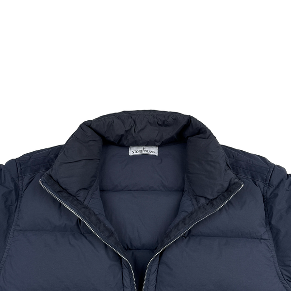 Stone Island 2023 Navy Seamless Tunnel Nylon Down TC Jacket - XL