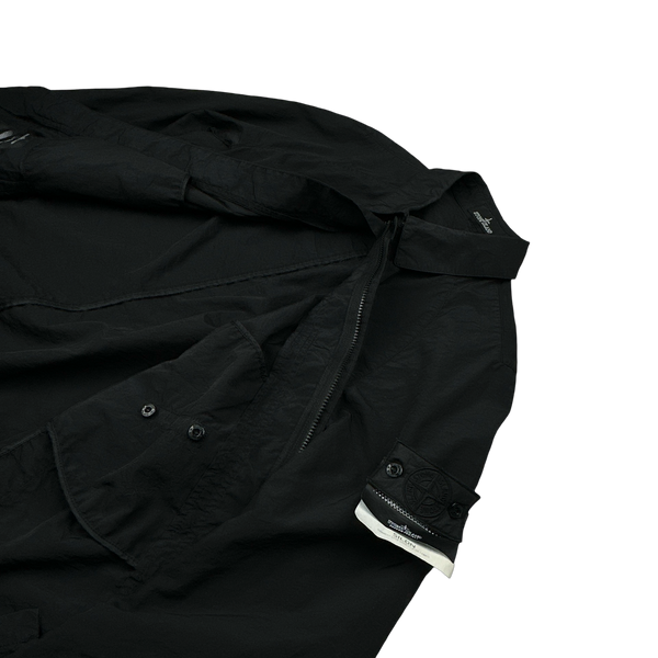 Stone Island 2016 Silon Long Collared Nylon Jacket - Large