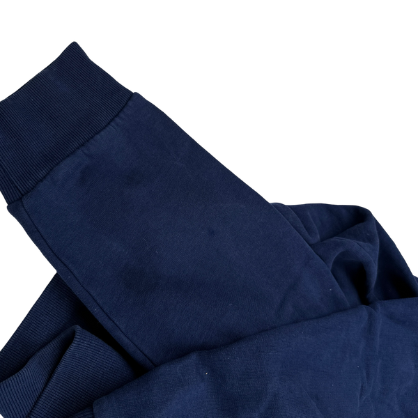 Stone Island 2014 Navy Zipped Patch Hoodie - 3XL
