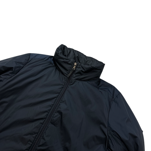 Prada Navy Nylon Black Label Padded Jacket - XL